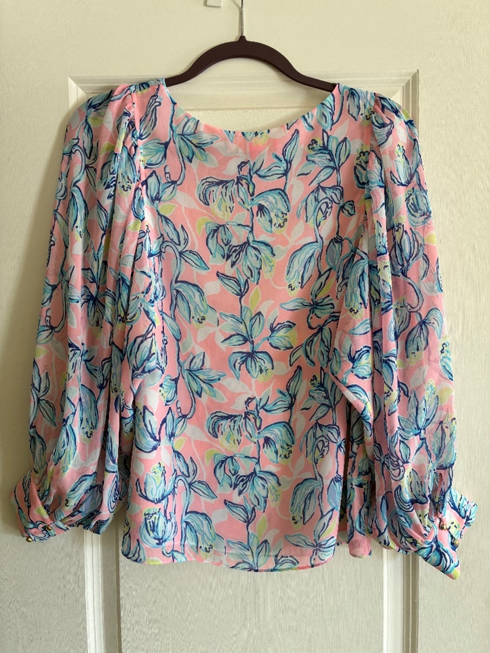 Lilly Pulitzer Sweet Pea Pink Chasing the Sun Maisel Top